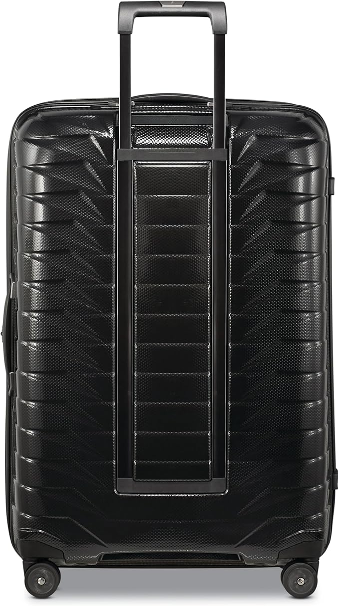 Samsonite Proxis Large Hardside Luggage with Dual Spinner Wheels - Innovative Roxkin™ Lightweight Shell With Ultimate Durability- Includes TSA Lock, Ergonomic Telescoping Handle - Black