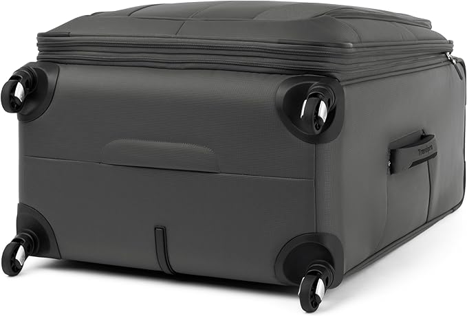 Travelpro Maxlite 5 Softside Expandable Luggage with 4 Spinner Wheels, Lightweight Suitcase, Men and Women, Shadow Grey, Checked-Large 29-Inch