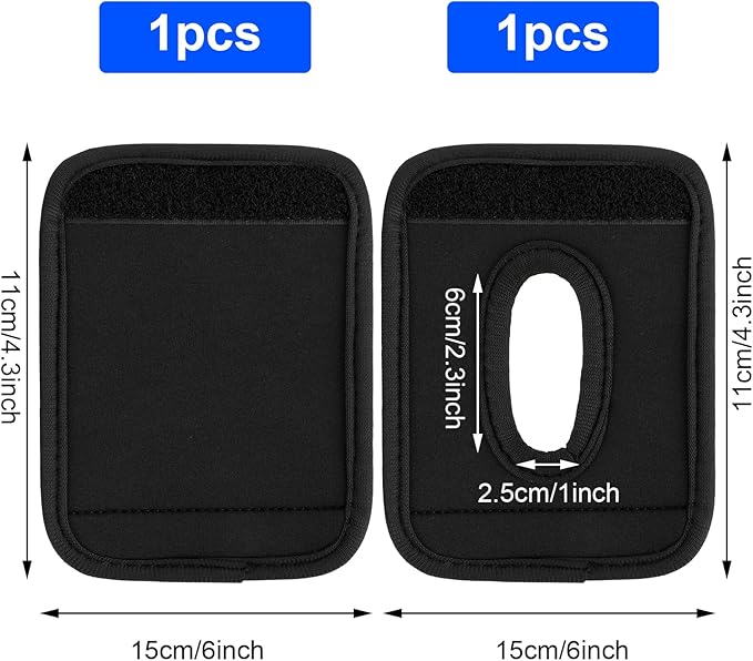 2 Pcs Luggage Handle Wraps Soft Suitcase Handle Wraps Luggage Identifiers Luggage Handle Covers Luggage Markers Luggage Handle Grips Wraps for Travel Suitcase Trolley Case