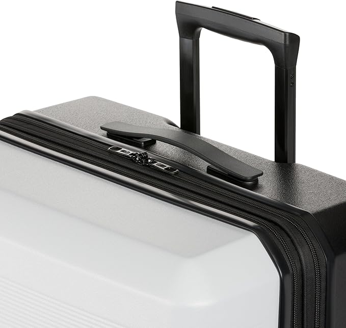 SwissGear Duet Hardside Expandable Luggage with Spinner Wheels, Grey/Black, 3-Piece Set (19/24/28)