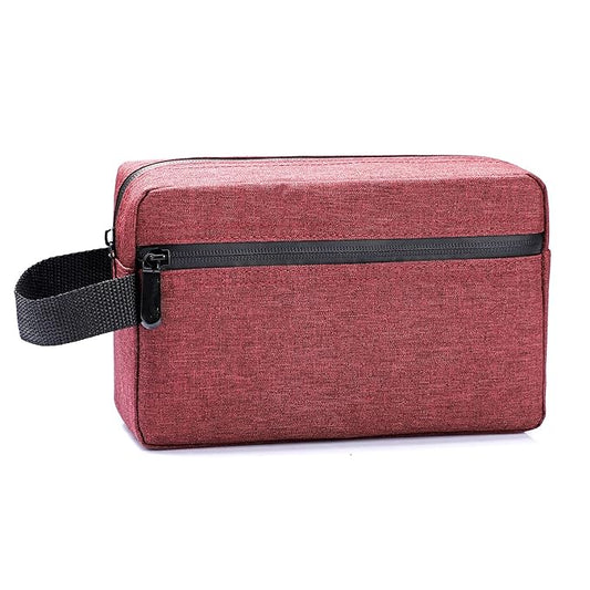 Etercycle Toiletry Bag for Men, Portable Travel Toiletry Organizer Bag,Shaving Bag for Toiletries Accessories (Wine red)