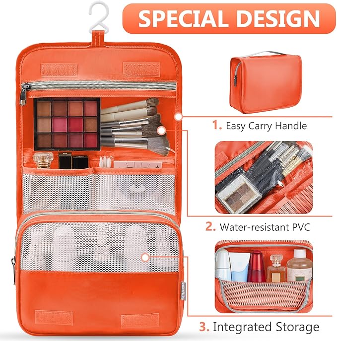 8 Set Packing Cubes for Travel, Gifts for Women Mom,Anti-Tearing Suitcase Organizer for Luggage with Shoe & Hanging Toiletry Bag,OlarHike Vacation Essentials & Accessories for Cruise Ship