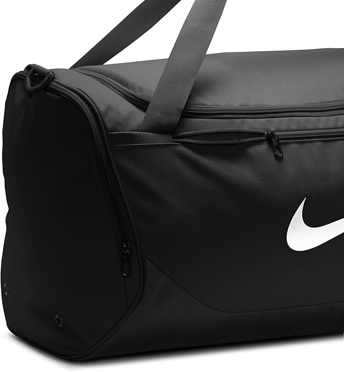 Nike Brasilia Duffel (Medium), Black/Black/White, MISC