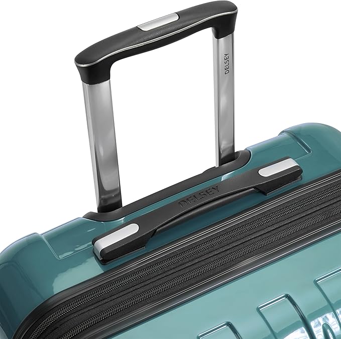 DELSEY PARIS Helium Aero Hardside Expandable Luggage with Spinner Wheels, Metallic Green, 2-Piece Set (21/28)