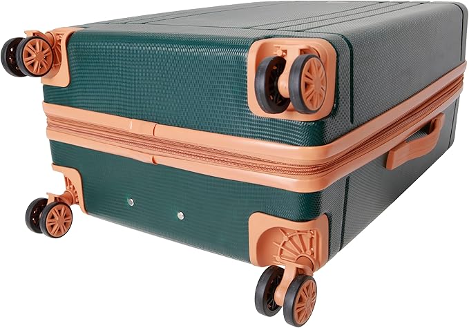 Dockers Hooper Hardside Expandable 8-Wheel Spinner Travel Checked Luggage, 24-Inch, Ponderosa Pine