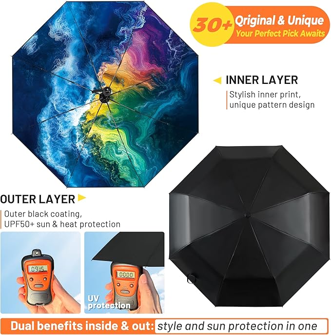 SY COMPACT Travel Umbrella Windproof Automatic Umbrellas Small Compact UV Sun Protection Factory Outlet Umbrella
