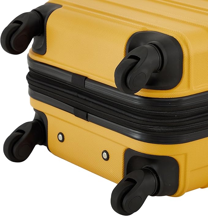 Travelers Club Phoenix Luggage, Gold Rod, 22-Inch Carry-On