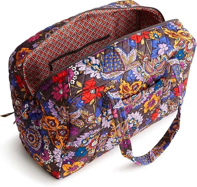 Vera Bradley Women's Miramar Weekender Travel Bag - Premium Cotton