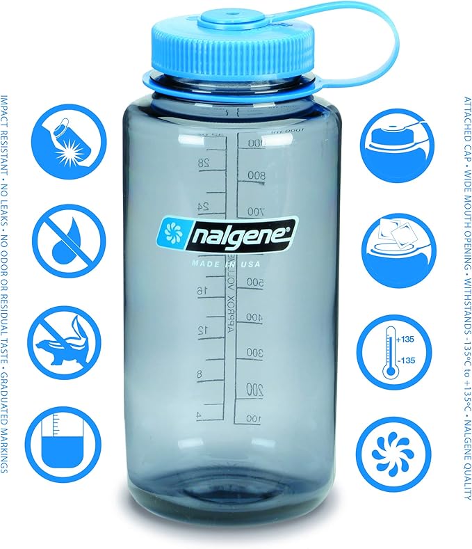 Nalgene HDPE Wide Mouth Round Container