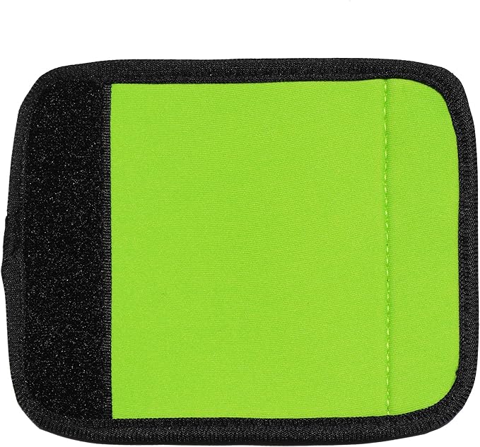 Neoprene Luggage Handle Wraps for Traveling Bright Color Luggage Tags|Handle Wraps|Handle Covers (Limegreen)