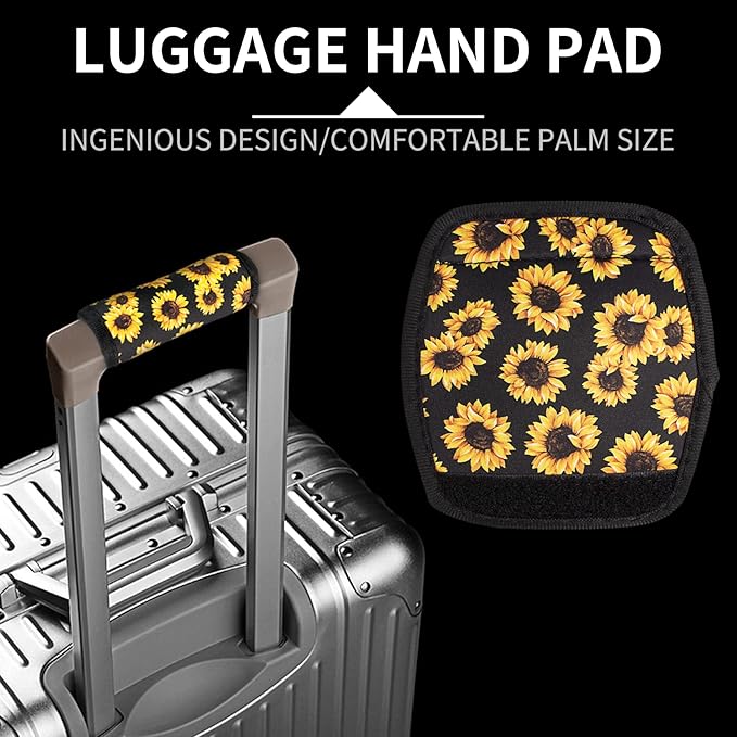 3 Pcs a Set, Comfort Neoprene Handle Wraps/Grip/Identifier for Travel Bag Luggage Suitcase Baby Carriage