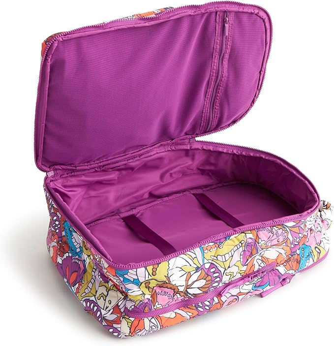Vera Bradley Women's Featherweight Westover Hybrid Backpack, Flutter, One Size