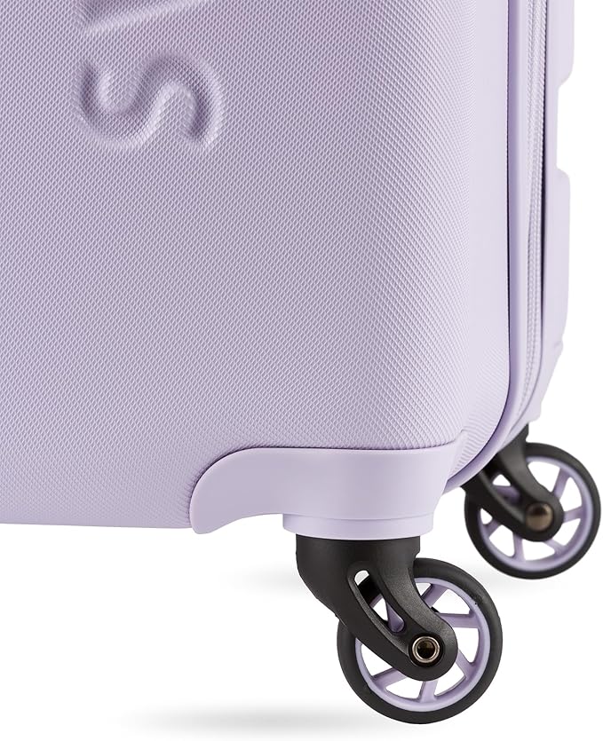 SwissGear 7366 Signature Hardside Expandable Luggage with Spinner Wheels, TSA Lock, Evening Haze, Checked-Large 27-Inch