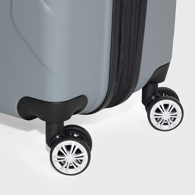 Ben Sherman Derby Spinner Travel Upright Luggage, Graphite, 28-Inch Checked