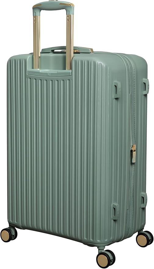 It Luggage Luxuriant 27" Hardside Checked 8 Wheel Expandable Spinner, Iceberg Green