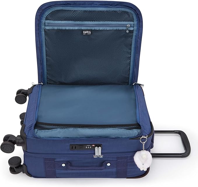 Kipling Women's Spontaneous Small Softside Spinner Wheel Luggage, Integrated TSA Accepted Lock