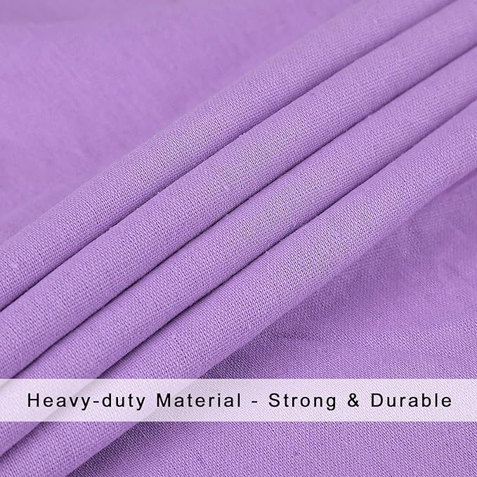 Heavy Duty Laundry Bag with Drawstring and Handle, Extra Large Travel Dirty Clothes Bag for Laundromat and Household, Durable Rip-Stop Laundry Hamper Liner, 28 x 40 Inch, Purple