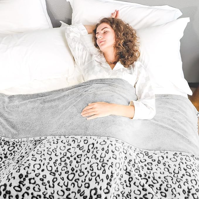 ZHIKU Warm Blanket Throw Soft Fleece Blankets Lightweight Throw Blanket 60"x80"