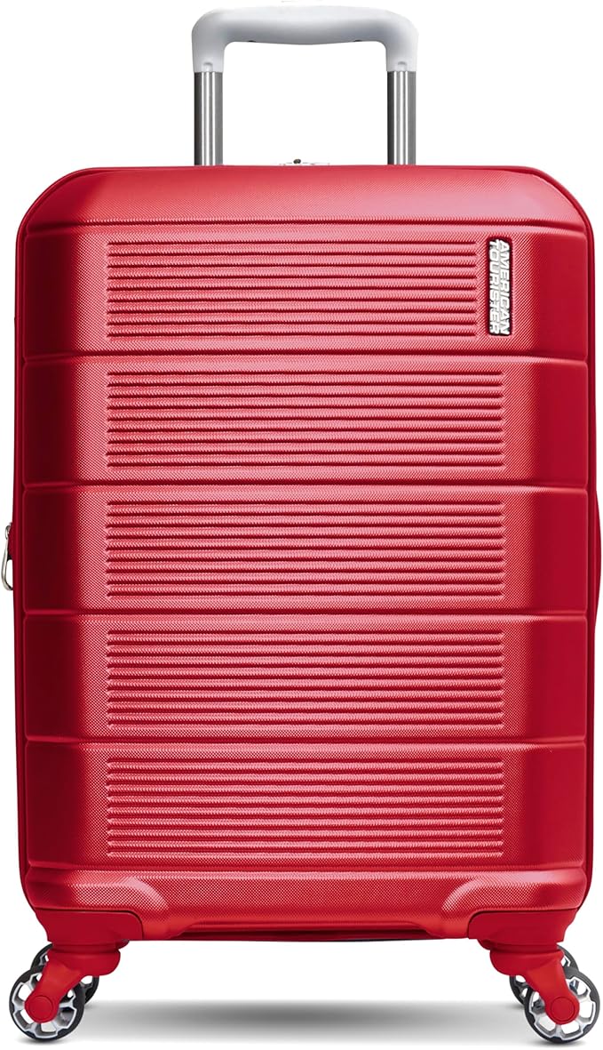 American Tourister Stratum 2.0 Hardside Expandable Luggage with Spinners | Red | 3PC (CO/MED/LG)