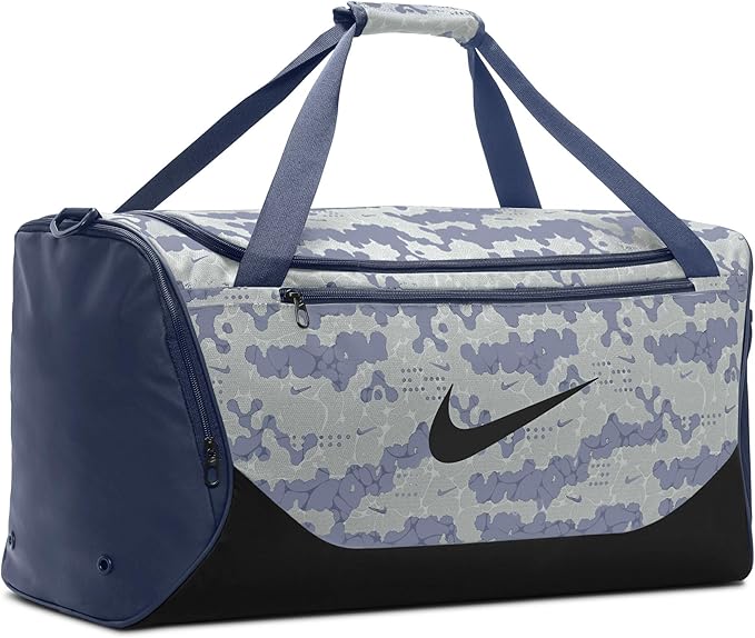 Nike Brasilia Duffel Bag (Medium), Diffused Blue/Black/Black, MISC