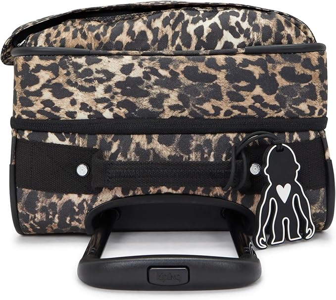 Kipling Women's Spontaneous Small Prt Softside Spinner Wheel Luggage, Integrated TSA Accepted Lock