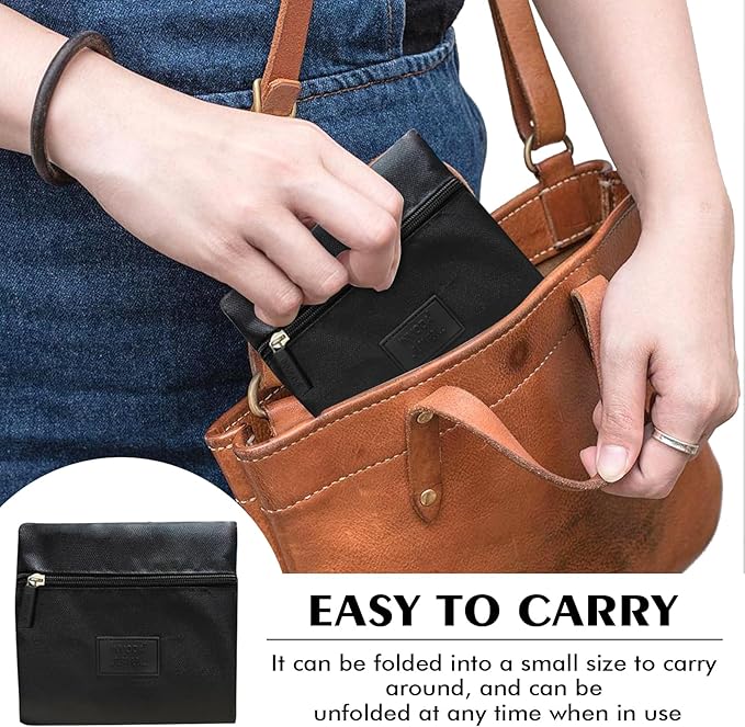 Travel Duffel Bag Lightweight Foldable Travel Bag for Women and Men Waterproof Tote Carry On Luggage Bag Weekender Overnight Bag (Black)