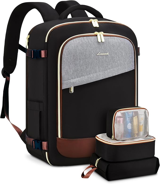 LOVEVOOK Travel Backpack for Women, 40L Carry On Backpack for Airplanes