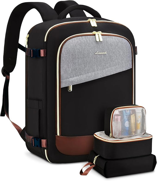 LOVEVOOK Travel Backpack for Women, 40L Carry On Backpack for Airplanes