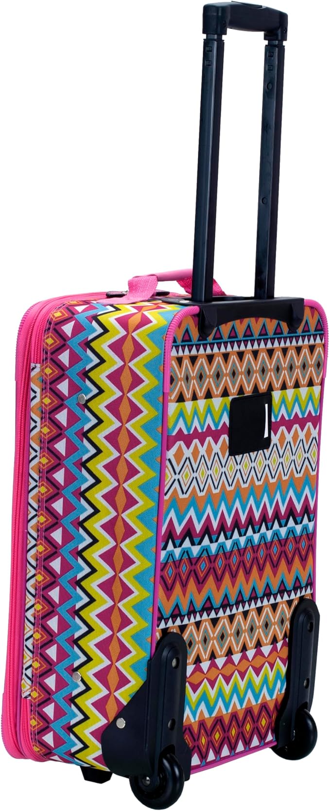 Rockland Fashion Softside Upright Luggage Set, Tribal, 2-Piece (14/19)