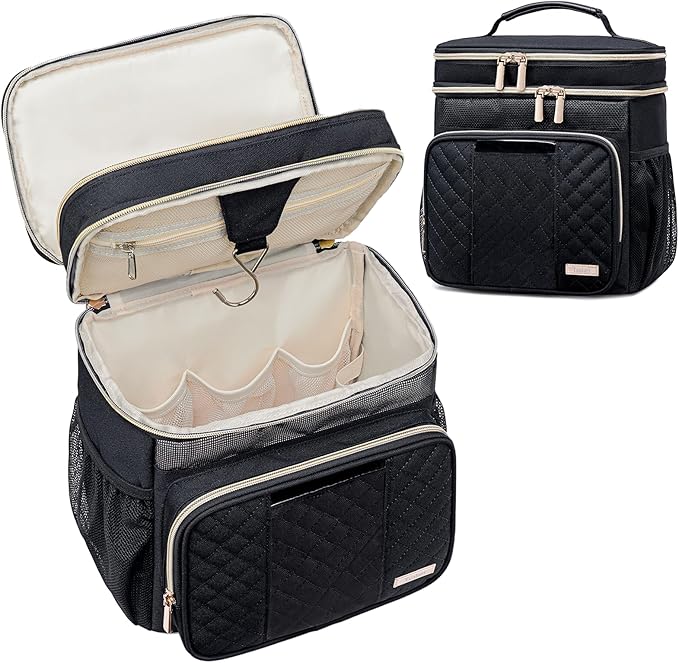 Large Toiletry Bag for Women Men,Bathroom Bag,Water Resistant Shower Bag,Makeup Bag,Portable Shower Caddy for College Dorm,Hanging Travel Toiletry Bag with Transparent Waterproof Phone Pocket
