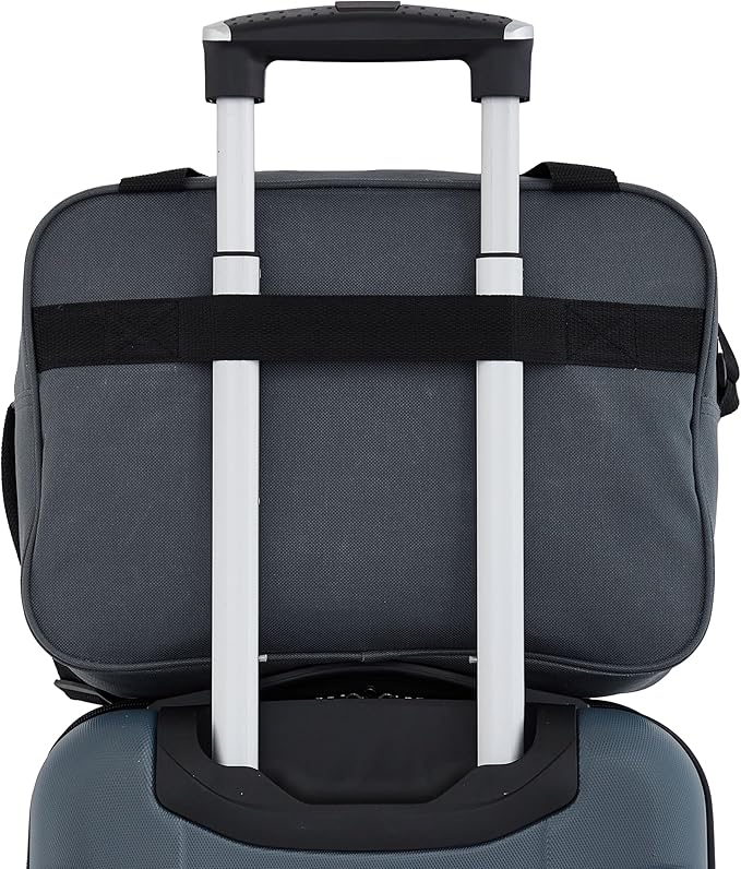 Travelers Club Midtown Hardside 4-Piece Luggage Travel Set, Slate