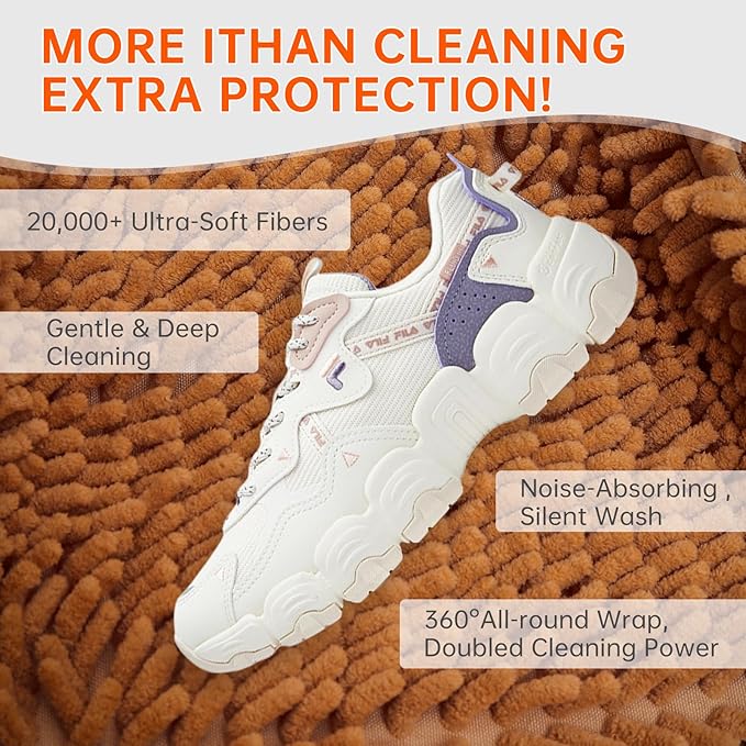 1PCS Shoes Washing Machine Bags, Laundry Shoe Bag for Washer and Dryer, Reusable and Durable Zipper Sneaker Shoe Washing Bag, Tennis Shoes Cleaning Bag for All Shoe Types (Chocolate)