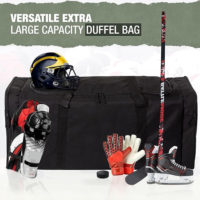 Jetstream Heavy Duty Multi Pocket Durable Sports Gym Equipment Travel Duffel Bag