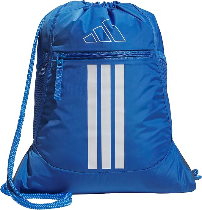 adidas Alliance Sackpack – Drawstring Backpack for Sports, Small Gym Bag