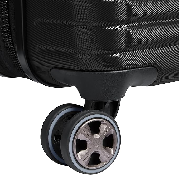 DELSEY PARIS Cruise 3.0 Hardside Expandable Luggage with Spinner Wheels, Black, Carry on 20 Inch