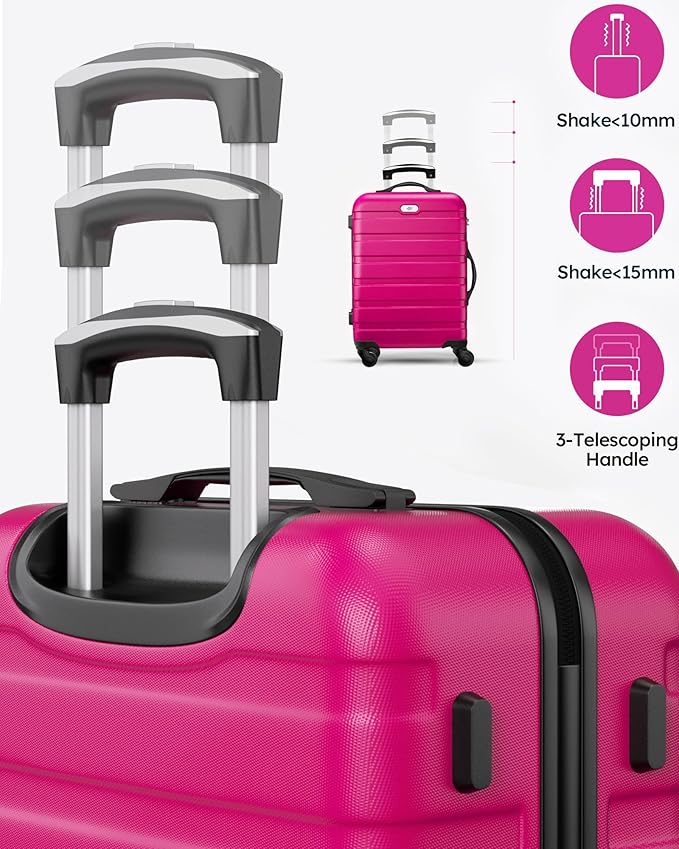 Suitour Luggage Sets 2 Piece with Spinner Wheels,Hard Shell 20 Carry on Suitcase and 28 inch Luggage with Spinner Wheels Suitcase Set with TSA Lock(20in/28in)