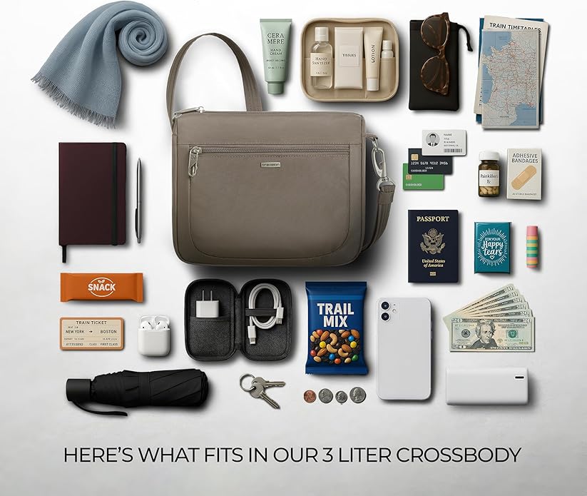 Travelon Anti-Theft Classic Small East/West Crossbody
