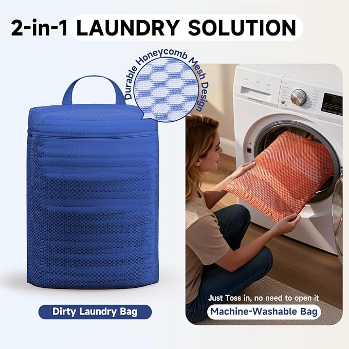 11 Set Packing Cubes for Travel, Gifts for Women Mom Kids, TSA Approved Bags for Makeup, Cosmetic, Toiletry, Suitcase Organizers for Checked Luggage, Cruise Essentials,Airplane Accessories, Klein Blue