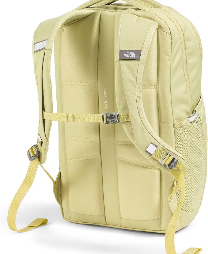 The North Face Women's Vault Everyday Laptop Backpack - Commuter Travel Bag, Water-Repellent, Spacious Main Compartment, Pear/Lemon Mist, One Size