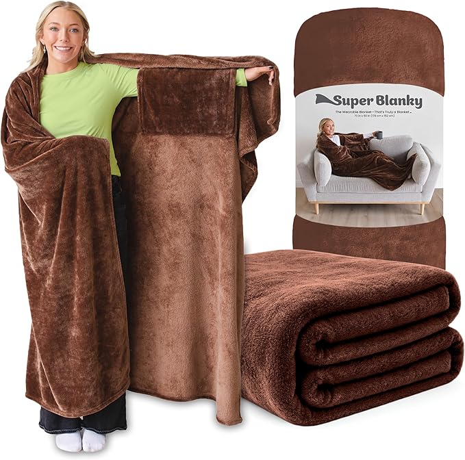 Wearable Blankets for Women, Adult Wearable Blanket Men, Mother's Day Gifts for Her, Wife Birthday Gift Ideas