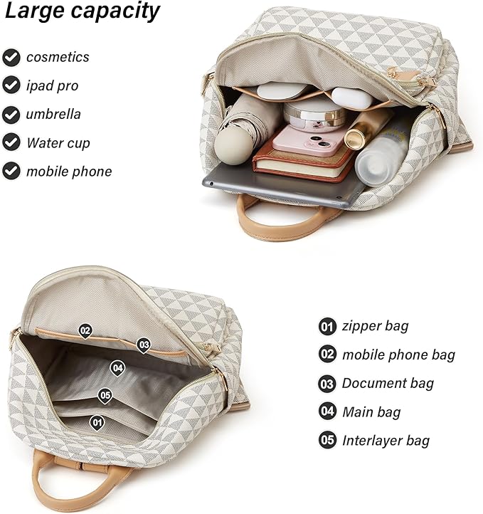 Makes Mini Backpack for Women, Stylish Daypack Purse Handbag Small Casual Daily Travel Bag, Lady Girls Gifts for Work