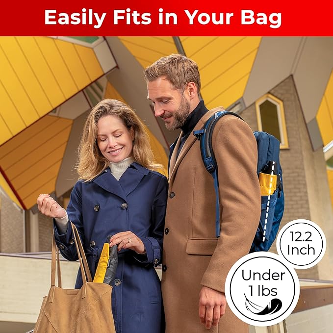 TUMELLA Inverted Windproof Umbrella, Large, Strong, Light, Portable, Automatic Reverse Folding Rain Umbrella, Durable Premium Grip, Fits Car & Backpack