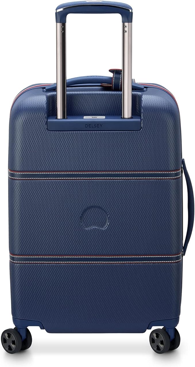 DELSEY PARIS Chatelet Air 2.0 Hardside Luggage with Spinner Wheels, Navy, Carry on Plus 20 Inch