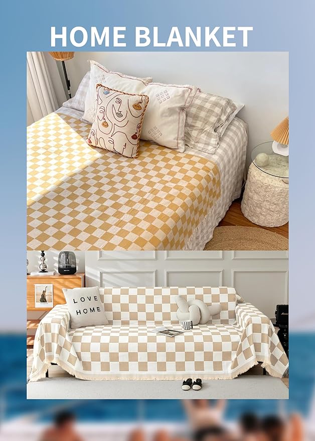 Antfuny Giant Beach Towel Blanket Autumn Outing Stuff for Women & Men Road Trip Camping Gear Ship Cruise Gear Must Haves Extra Large XXL Beige Plain PatternAirplane Accessories Travel Gadgets