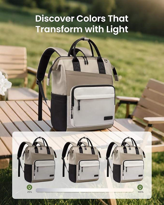 LOVEVOOK Laptop Backpack for Women, 15.6 Inch Travel Backpack for Work College Business, Water Resistant Teacher Nurse Bag with Large Capacity, School Bookbag Bags Cute Daypack for Woman Girls