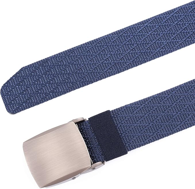 Mile High Life Nylon Web Belt Outdoor Military Belt With TSA Safe Plastic Buckle Belt