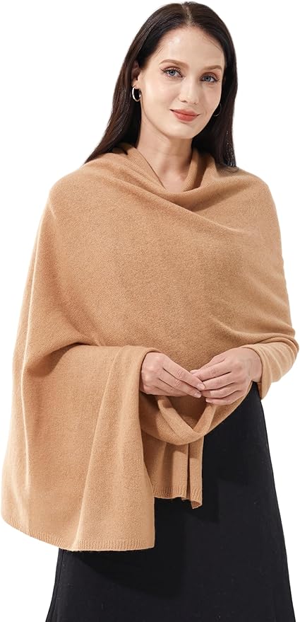 Soft Cashmere Blend Wrap Chic Scarf Stole for Women Wayfarer Travel Extra Large 87"x28"