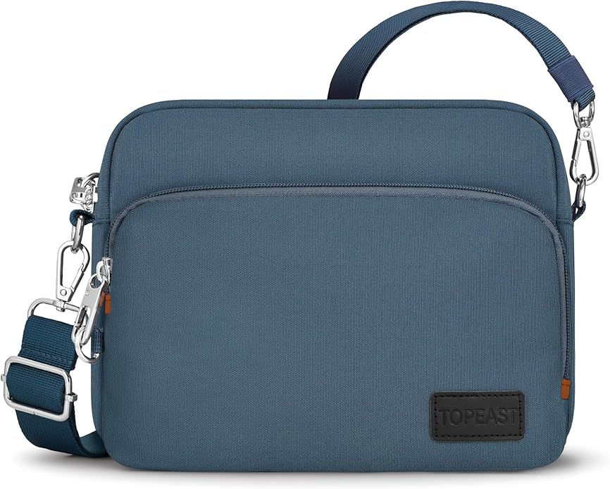 TOPEAST Anti-Theft Crossbody Travel Bag for Women Men, Lightweight Shoulder Bag Classic Design for Trip, Daily Use, Sport