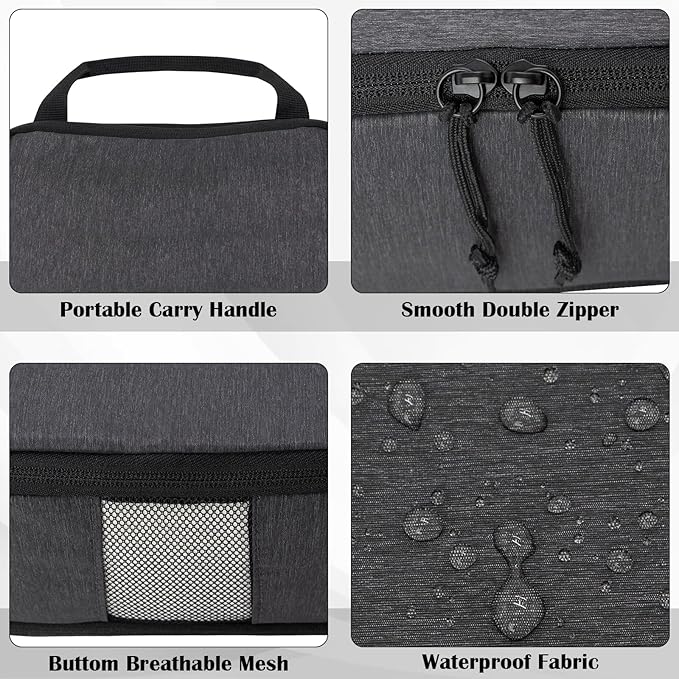 Compression Packing Cubes for Travel Essentials, 4 Set Expandable Travel Cubes for Packing Compression Bags Luggage Suitcase Organizer, Black