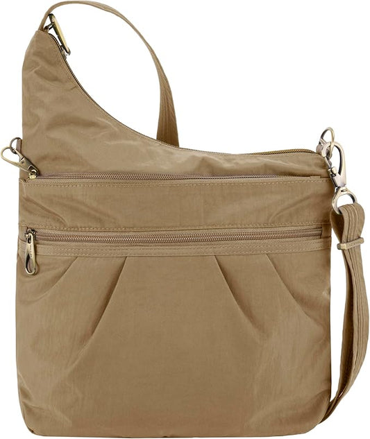 Travelon Anti-Theft Signature 3 Compartment Crossbody Bag